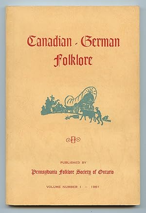 Bild des Verk�ufers f�r Canadian-German Folklore zum Verkauf von Attic Books (ABAC, ILAB)