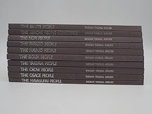 Seller image for INDIAN TRIBAL SERIES, (COMPLETE 10 VOLUME SET) The Havasupai People; the Osage People; the Hopi People; the Crow People; the Yakima People; the Sioux People; the Navajo People; the Papago People; the Apache People (Coyotero) ; the Paiute People for sale by Sage Rare & Collectible Books, IOBA