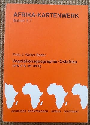 Bild des Verkufers fr Afrika-Kartenwerk ; Serie E, Bl. 7, Beih. ; Vegetationsgeographie, Ostafrika (Kenya, Uganda, Tanzania) : 2 N - 2 S, 32 - 38 E ; Vegetationsformen und Vegetationsformationskomplexe zum Verkauf von VersandAntiquariat Claus Sydow