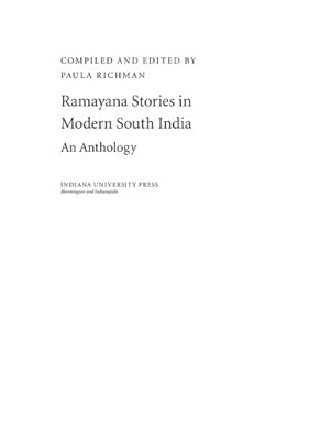 Seller image for Ramayana Stories in Modern South India: An Anthology for sale by Giant Giant