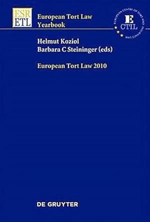 Bild des Verkufers fr European Tort Law Yearbook 2010 zum Verkauf von AHA-BUCH GmbH