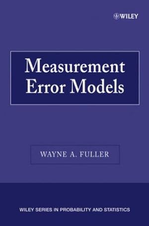 Seller image for Measurement Error Models for sale by Giant Giant