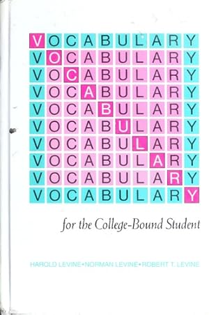 Immagine del venditore per Vocabulary for the College Bound Student (Item #12-2378) venduto da Giant Giant