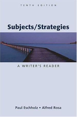 Imagen del vendedor de Subjects/Strategies: A Writer's Reader a la venta por Giant Giant