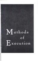 Imagen del vendedor de Methods of Execution a la venta por Giant Giant