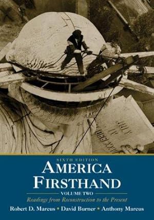 Bild des Verkufers fr America Firsthand, Vol. 1 zum Verkauf von Giant Giant