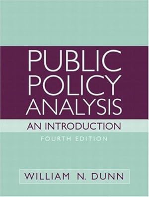 Imagen del vendedor de Public Policy Analysis: An Introduction (4th Edition) a la venta por Giant Giant