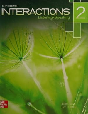 Image du vendeur pour Interactions Level 2 Listening/Speaking Student Book (Book Only / No Access Code provided) mis en vente par Giant Giant