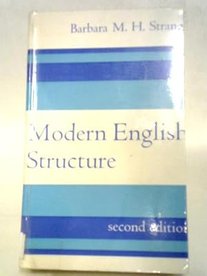 Bild des Verkufers fr Modern English Structure zum Verkauf von World of Rare Books