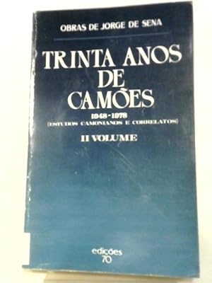 Imagen del vendedor de Trinta Anos De Camoes II Volume a la venta por World of Rare Books
