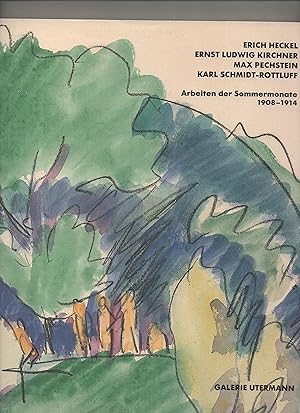 Bild des Verkufers fr Erich Heckel, Ernst Ludwig Kirchner, Max Pechstein, Karl Schmidt-Rottluff : Arbeiten der Sommermonate 1908 - 1914. [Art Cologne, Internationaler Kunstmarkt, Kln, 12. bis 18. November 1992 ; Galerie Utermann, Dortmund, 24. November bis 23. Dezember 1992. [Katalogbearb.: Ute Eggeling ; Petra Utermann] zum Verkauf von Kunsthandlung Rainer Kirchner