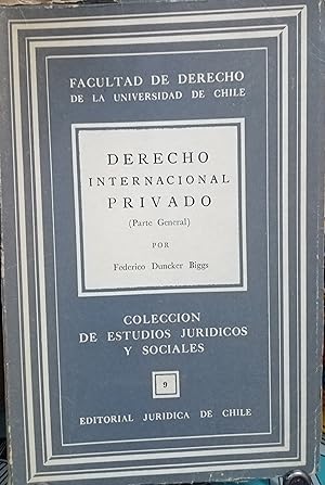 Seller image for Derecho Internacional Privado ( Parte general ) for sale by Librera Monte Sarmiento