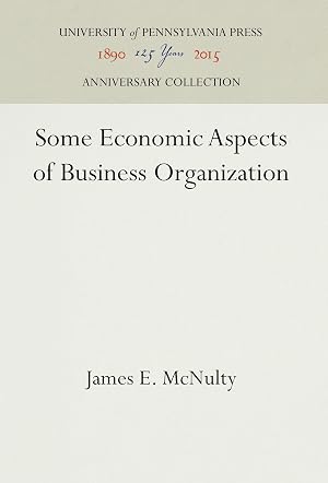 Seller image for Some Economic Aspects of Business Organization for sale by moluna