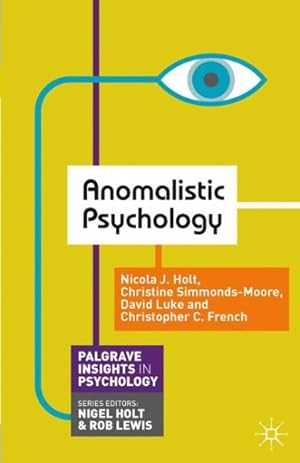 Seller image for Anomalistic Psychology for sale by GreatBookPricesUK