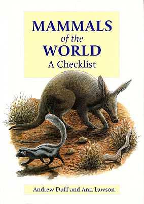 Imagen del vendedor de Mammals of the World. A Checklist a la venta por ConchBooks