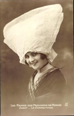 Ansichtskarte / Postkarte Les Reines des Provinces de France, Ouest La Charentaise, Model, Frauen...