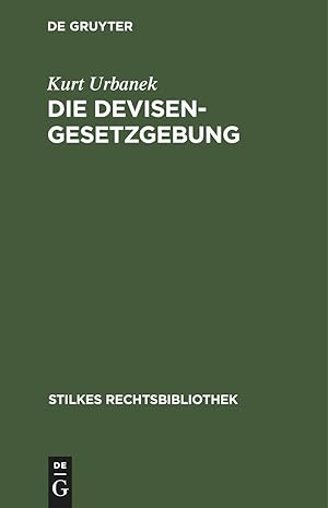 Seller image for Die Devisengesetzgebung for sale by moluna