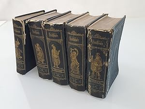 Konvolut 5 Bücher: Shakspeare's dramatische Werke in 9 Bänden