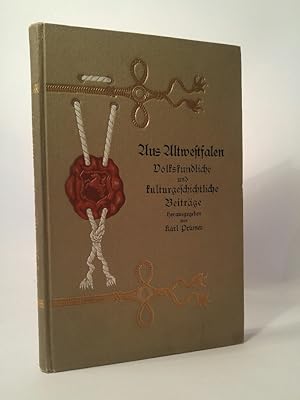 Seller image for Aus Altwestfalen - Volkskundliche und kulturgeschichtliche Beitrge. for sale by ANTIQUARIAT Franke BRUDDENBOOKS