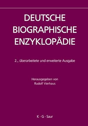 Bild des Verkufers fr Deutsche Biographische Enzyklopdie (DBE) Thies - Zymalkowski, 2 Teile zum Verkauf von AHA-BUCH GmbH