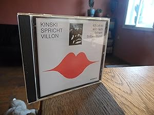 Bild des Verkufers fr Kinski spricht Villon. Ich bin so wild nach deinem Erdbeermund. zum Verkauf von Antiquariat Floeder