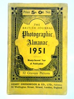 Image du vendeur pour The British Journal Photographic Almanac 1951 mis en vente par World of Rare Books