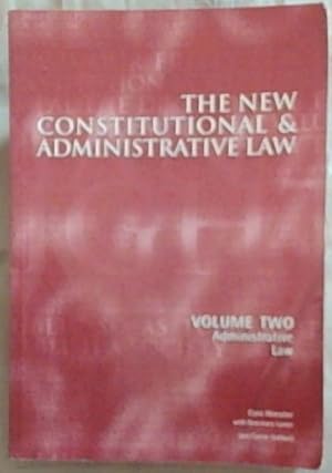 Bild des Verkufers fr The New Constitutional And Administrative Law - Volume II / Administrative Law zum Verkauf von Chapter 1