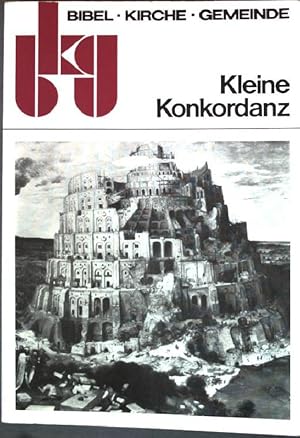 Bild des Verkufers fr Kleine Konkordanz. zum Verkauf von books4less (Versandantiquariat Petra Gros GmbH & Co. KG)