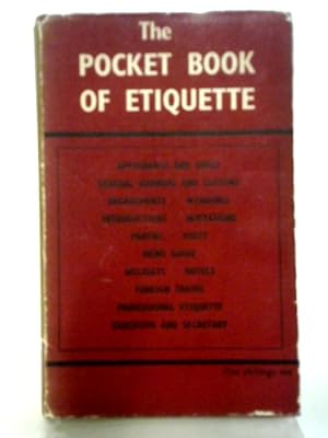 Bild des Verkufers fr The Pocket Book of Etiquette zum Verkauf von World of Rare Books