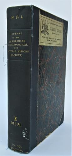 Image du vendeur pour Journal of the Derbyshire Archaeological and Natural History Society, Vol XXXV and XXXVI, 1913 and 1914 mis en vente par The Bookmonger