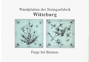Bild des Verkufers fr Wandplatten er Steingutfabrik Witteburg, Farge bei Bremen zum Verkauf von Antiquariat Hans Wger