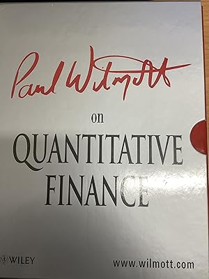 Immagine del venditore per Paul Wilmott on Quantitative Finance, 2 Volume Set venduto da Chapter Two (Chesham)