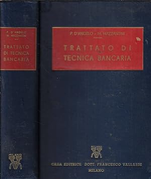 Seller image for Trattato di tecnica bancaria for sale by Biblioteca di Babele