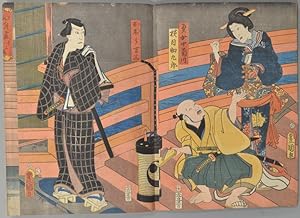 Bild des Verkufers fr Album of 68 Ukiyo-E Prints [mid-19th Century] zum Verkauf von Boston Book Company, Inc. ABAA