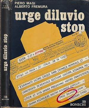 Bild des Verkufers fr Urge diluvio stop zum Verkauf von Biblioteca di Babele