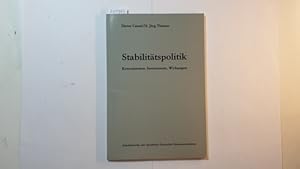 Imagen del vendedor de Stabilittspolitik : Konzeptionen, Instrumente, Wirkungen a la venta por Gebrauchtbcherlogistik  H.J. Lauterbach