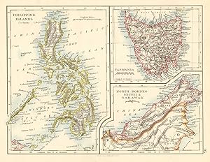 Philippine Islands, Tasmania, North Borneo, Brunei and Sarawak