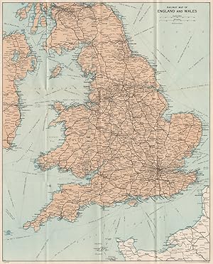 Railway map of England and Wales