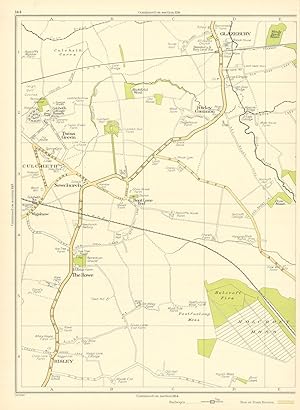 [Twiss Green, Culcheth, Newchurch, The Rowe, Risley, Bent Lane End, Fowley Common] (Map Section #...