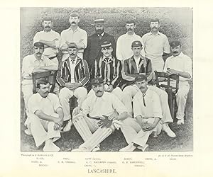Lancashire [County Cricket Team] - Mold - Paul - Lunt (Scorer) - Baker - Smith, A. - Sugg - Ward,...