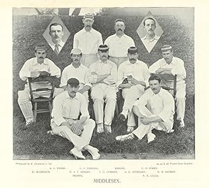 Middlesex [County Cricket Team] - A.J. Webbe - S.S. Pawling - Rawlin - C.P. Foley - G. Mcgregor -...