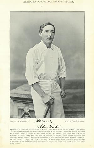 [John Shuter. Batsman. Surrey cricketer]