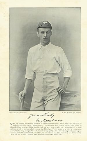 [Robert Moorhouse. All-rounder. Yorkshire cricketer]