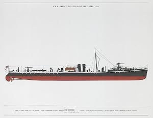 Seller image for H.M.S. Havock, Torpedo Boat Destroyer, 1893 for sale by Antiqua Print Gallery