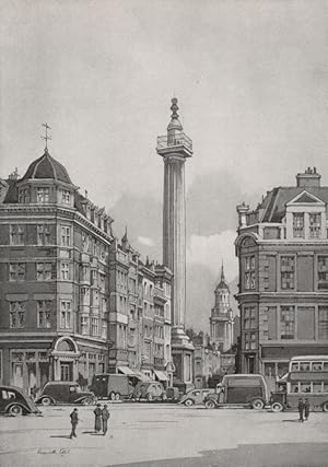 Seller image for The Monument, from Eastcheap for sale by Antiqua Print Gallery