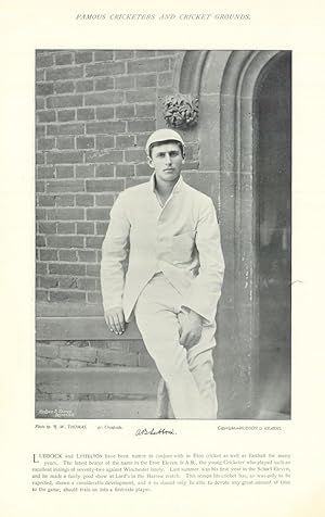 [Alfred B. Lubbock. Batsman. Eton cricketer] Have been names to conjure with in Eton cricket as w...