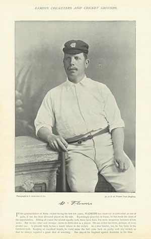 [Wilfred Flowers. All-rounder. Nottinghamshire cricketer]