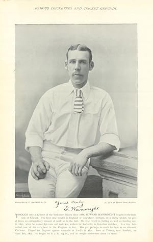 [Edward "Ted" Wainwright. All-rounder. Yorkshire cricketer] Though only a member of the Yorkshire...