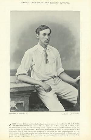 [Francis Gilbertson Justice Ford. Alphabet. Middlesex cricketer]