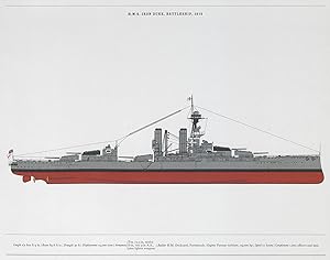 H.M.S. Iron Duke, Battleship, 1914
